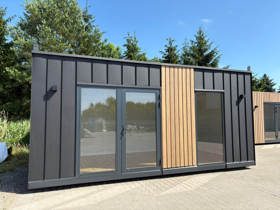 kontorscontainer 6 × 3 m – PIR-isolering 100 mm