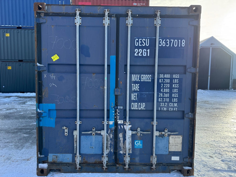 Brugt 20 FODS CONTAINER – Klar til brug