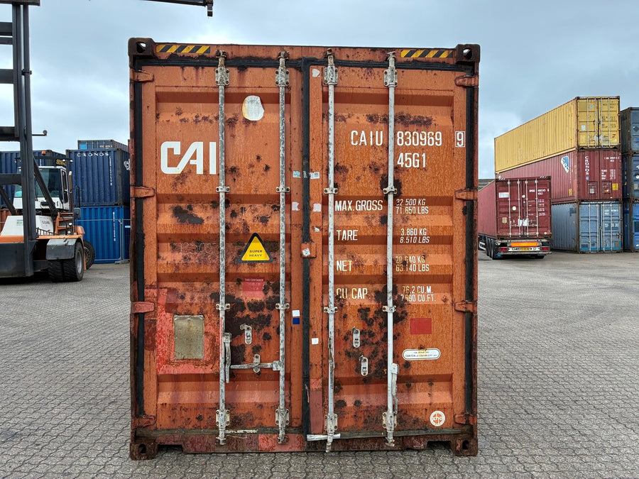 Brugt 40 fods standard skibscontainer – Klar til brug